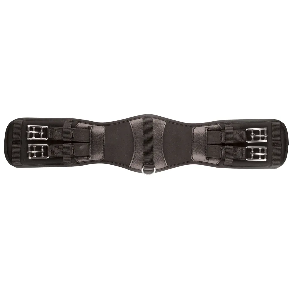 Elektrisch verstelbare Memory Foam Dressage Girth Koolzwart 25"