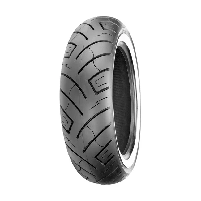 Neumático trasero banda blanca Shinko 777 180/55B18 (84H) WW
