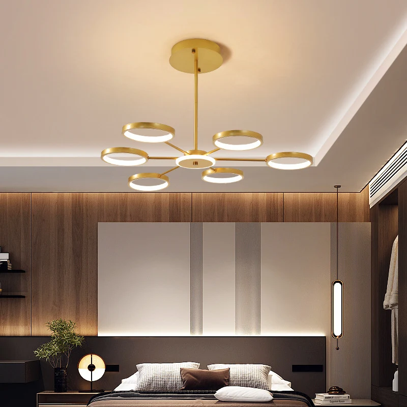 Starburst Chandelier Lighting Contemporary Metaal Hanging Lamp Kit Living Room Black