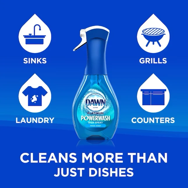 Dawn Ultra Platinum Powerwash Starter Kit 2-Pack 16-oz Levendig Scent Dish Soap