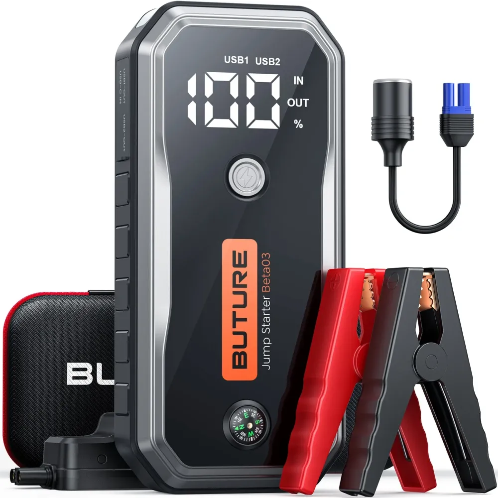 12V Startkabel Buture Beta03 Car Battery Jump Starter 5000A