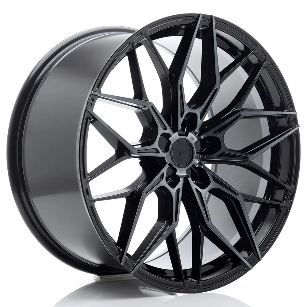 Japan Racing JR-46 20x9.5" (5 hole custom PCD) ET20-40, Gloss Black, Gefilterd Face