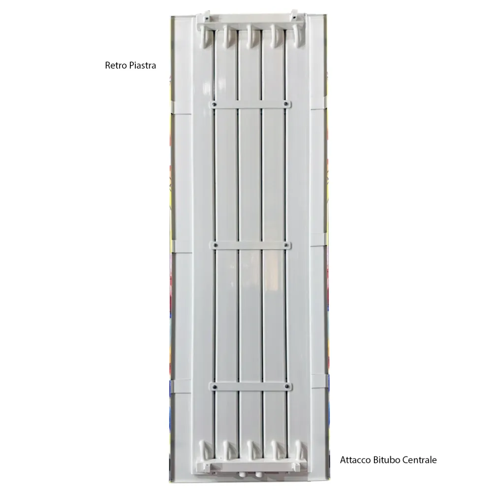 Hydraulic towel warmer 180x73.5 cm center distance 50 mm Model 'Fury' Termocrea