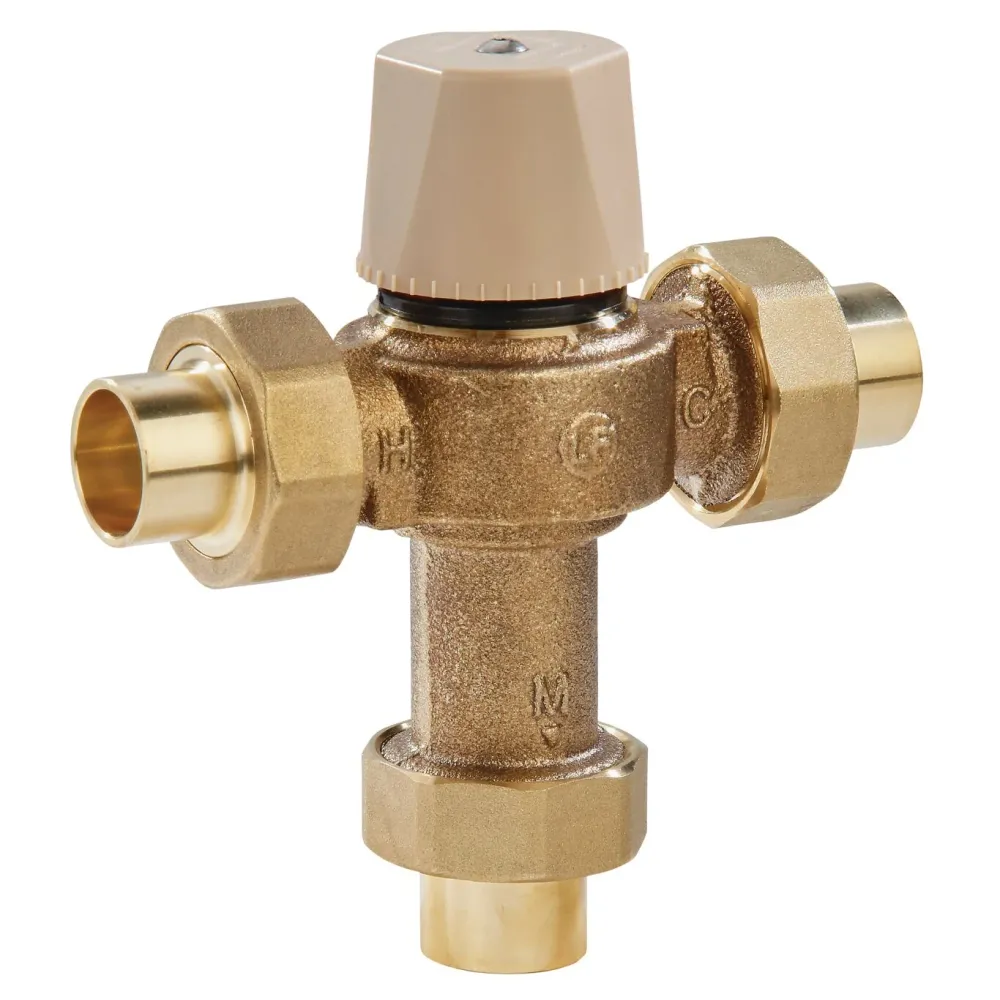 OEM Kwaliteit Watts LFMMVM1-US 3/4 3/4 Lead Free Thermostatic Mixing Valve, Solder Union End Connections, Adjus