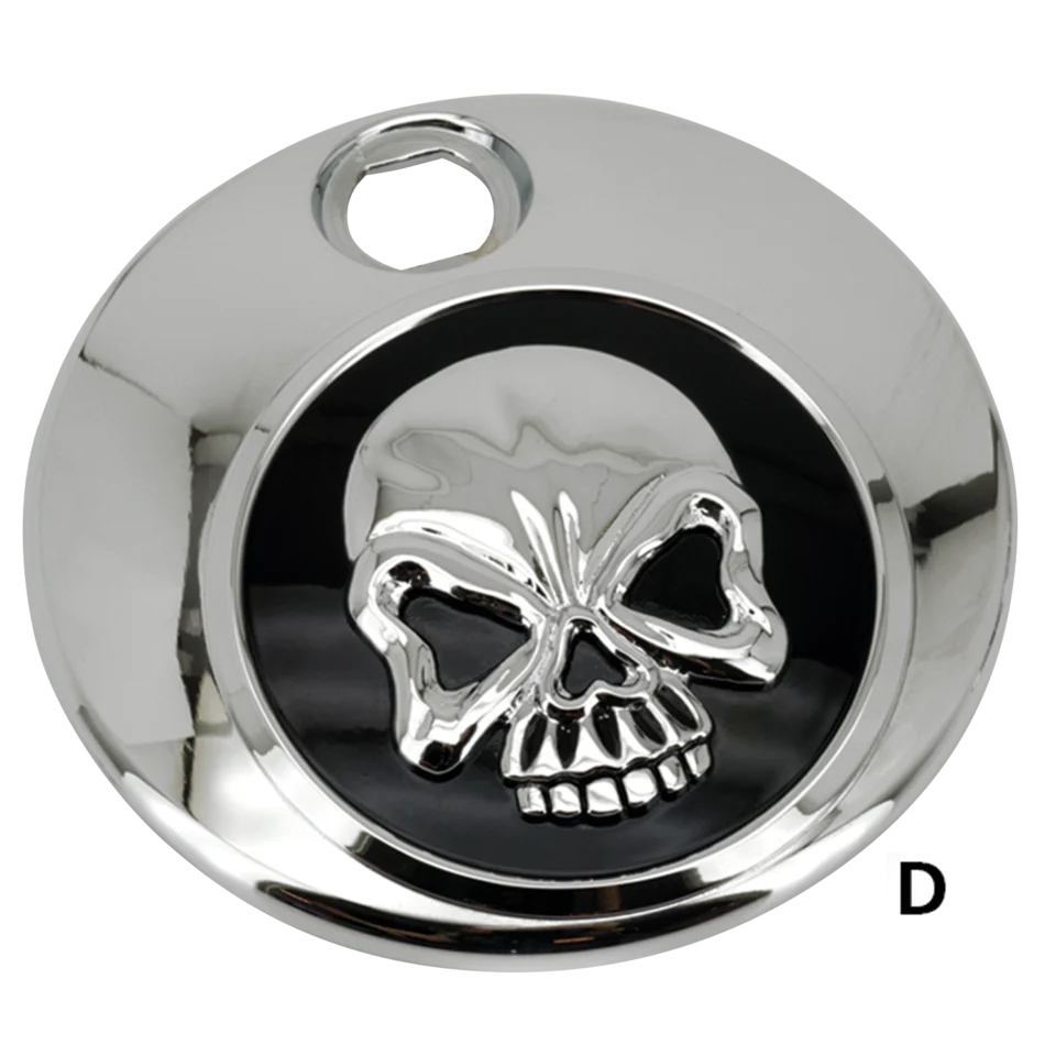 Tapa de combustible Blk Skull FLH/T92-07 para Harley-Davidson met CE-goedkeuring