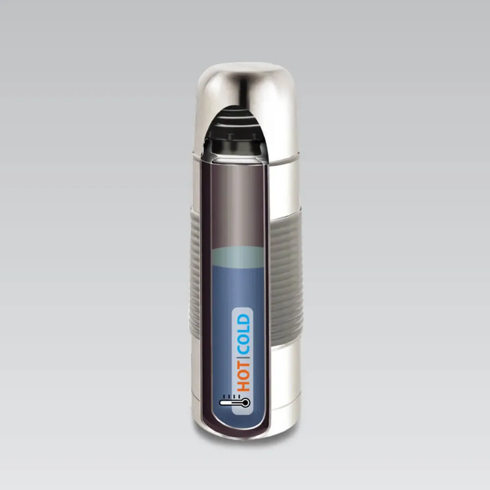 Thermos 500ml Maestro MR-1630-50 25x7cm roestvrij staal