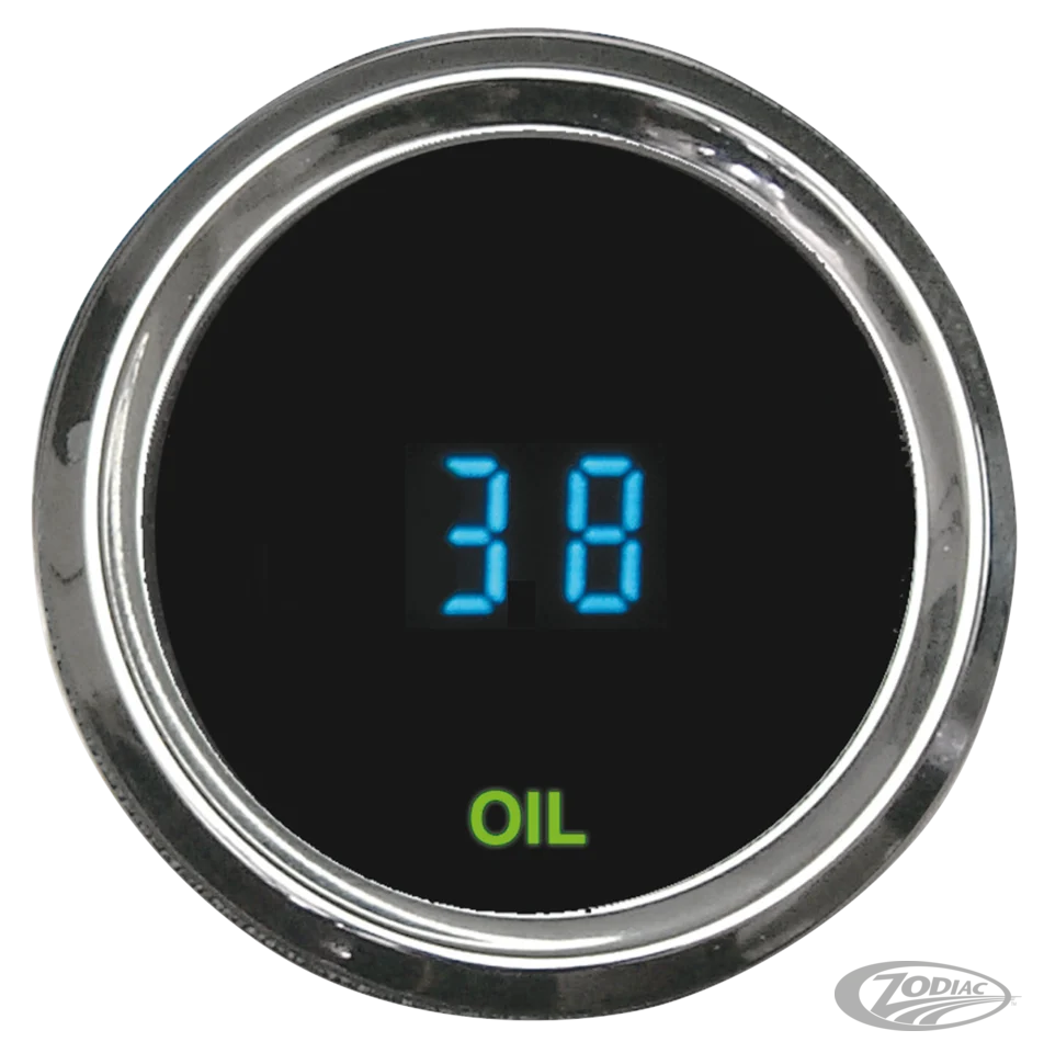 Round Digital Oil pressure gauge Harley-Davidson