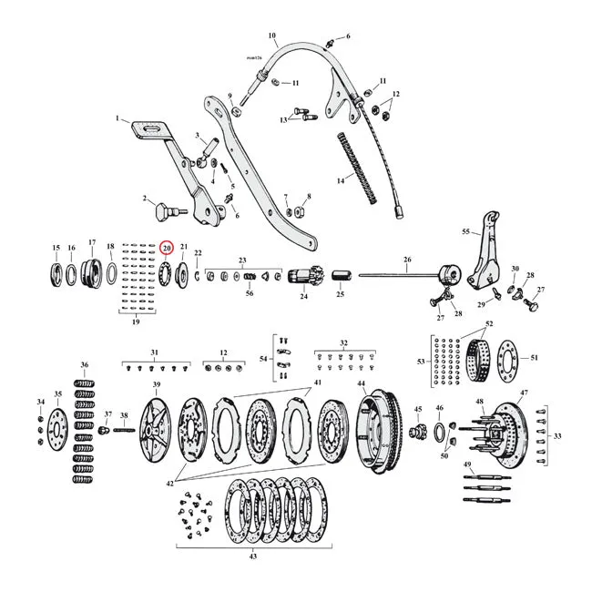 Thrust Bearing, Transm. Harley-Davidson
