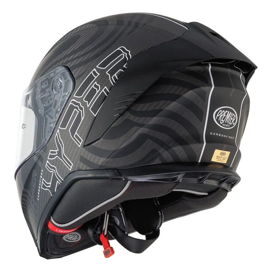 PREMIER CASCO HYPER CARBONO PS8BM NEGRO GRIS Ps8bm