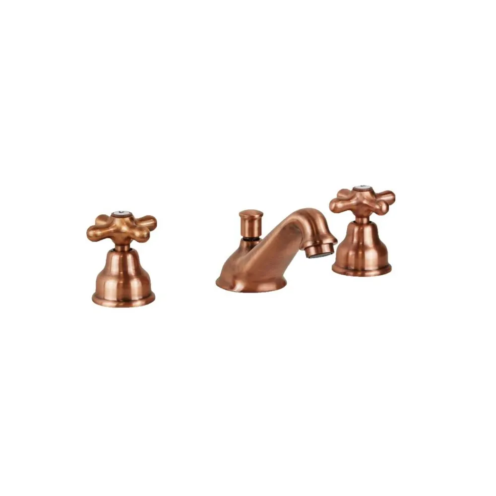 3-hole basin faucet zelfregelend drain Paffoni Viola series - Ramato