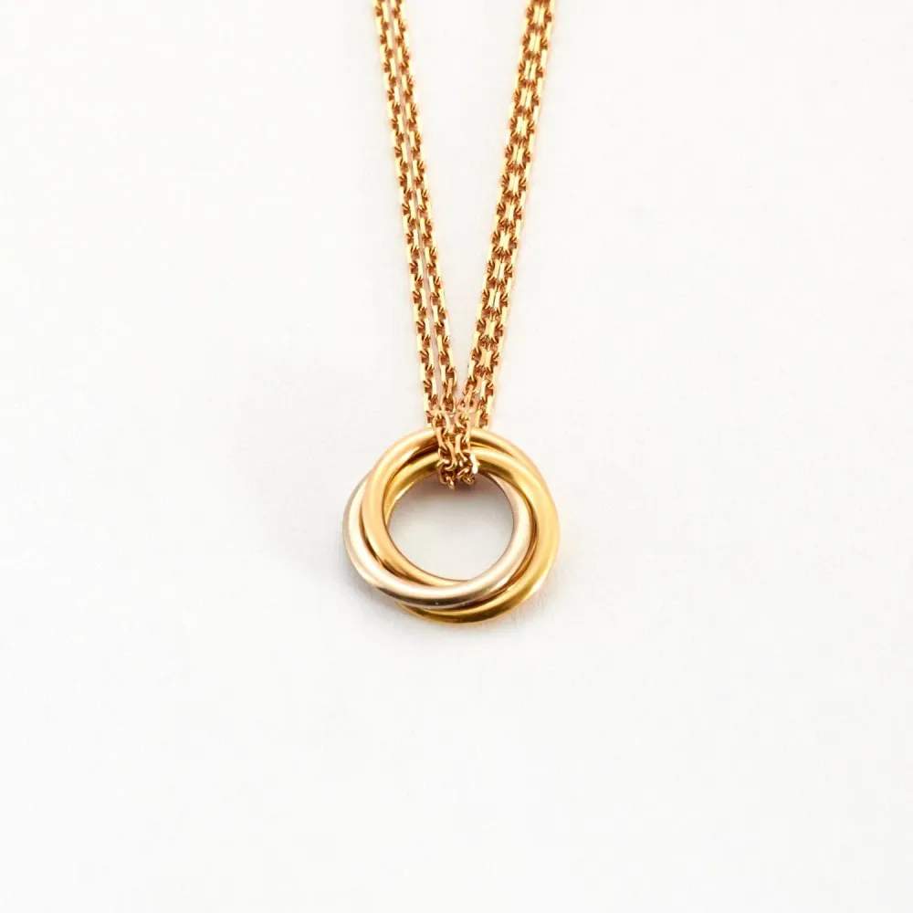 CARTIER - Necklace Trinity Three Golds met TÜV-goedkeuring