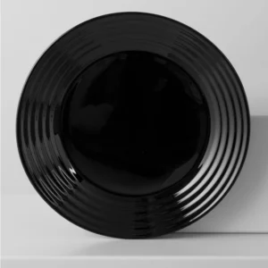 Harena Zwart Deep Plate 23cm Luminarc Tempered Glass