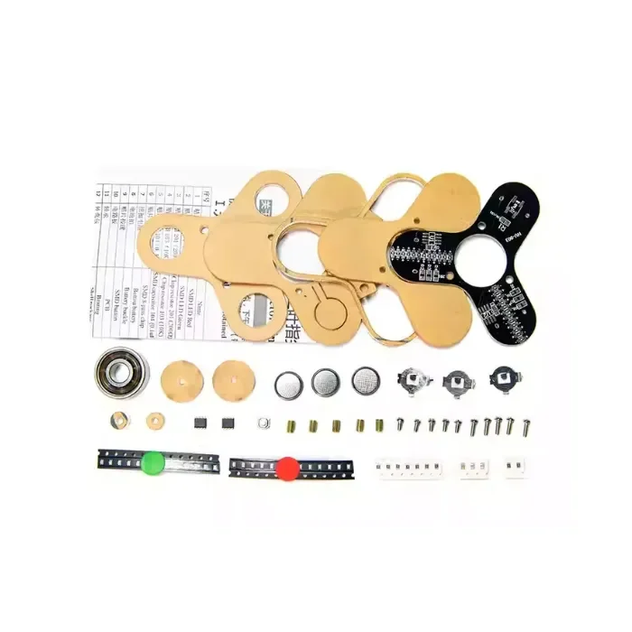 LED Tri-Leaf Finger Tip Gyroscope DIY Electronic Kit met Garantie