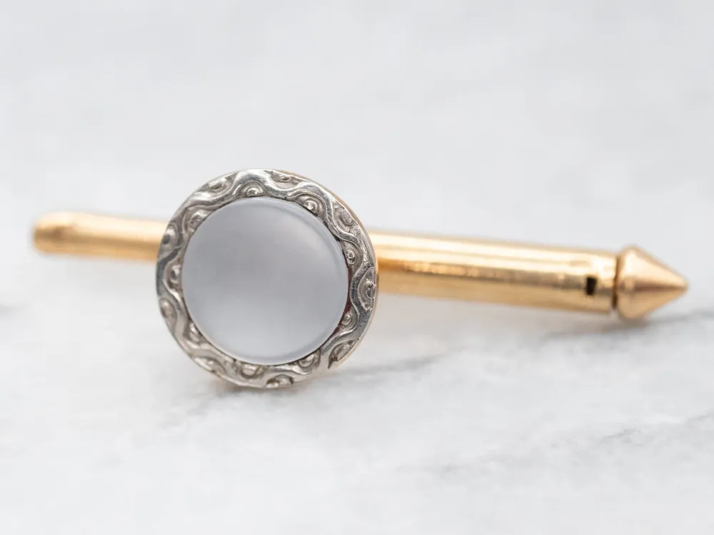 Ophangingsarm Mother Pearl Shirt Studs - Set Three
