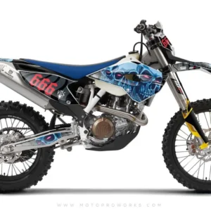 Stabilisatorstang Husqvarna GRAPHICS - "TRIPLESKULL" zwart