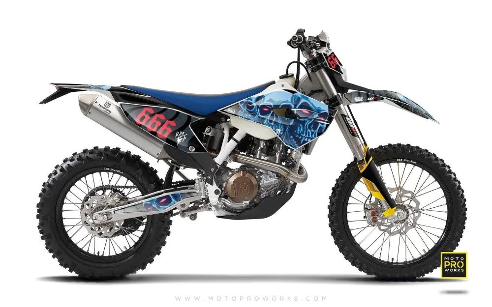 Stabilisatorstang Husqvarna GRAPHICS - "TRIPLESKULL" zwart