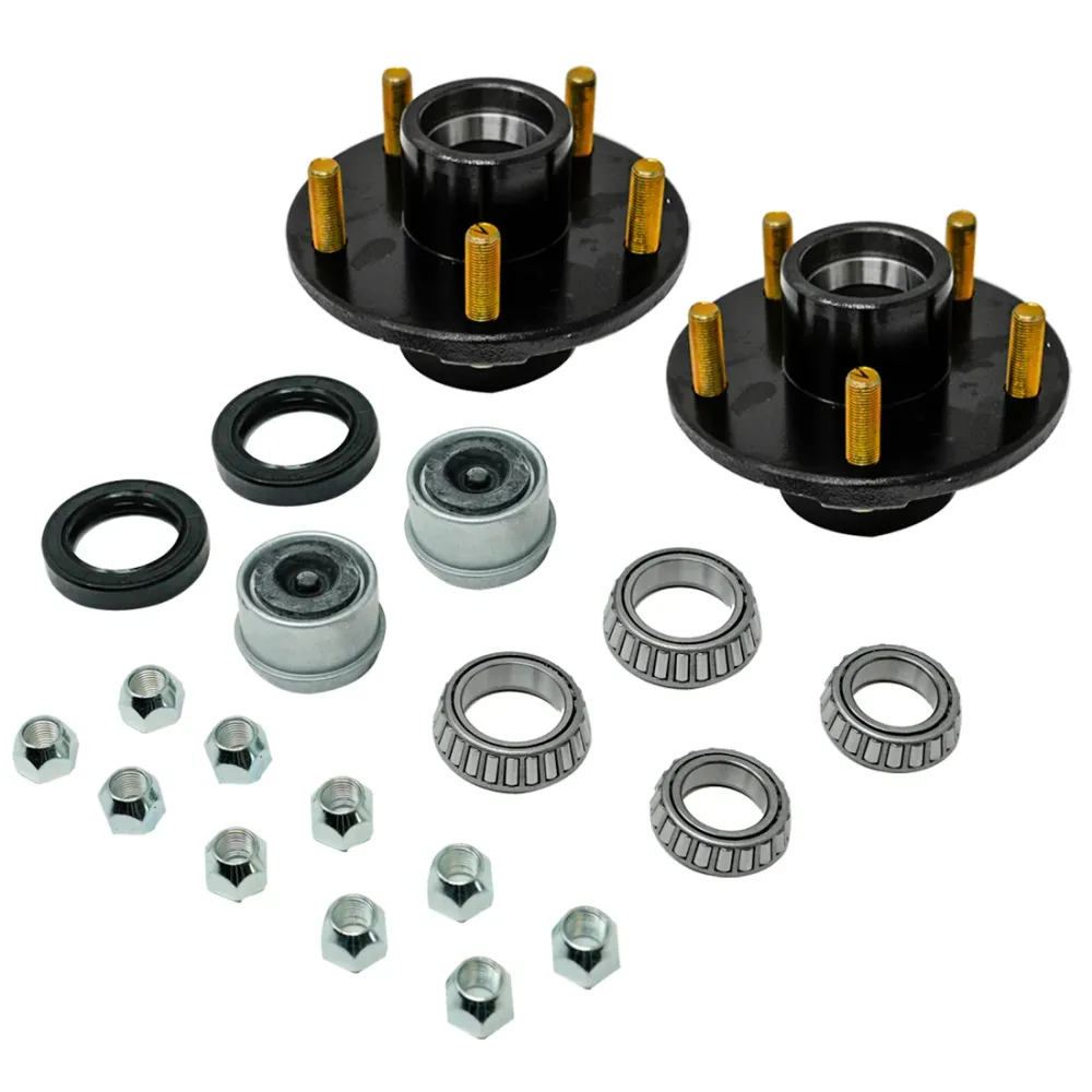 Trailer Idler Hub Kits 5 on 5 3500 lbs Axle - 22018K zwarte poedercoating