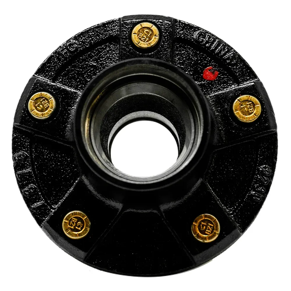 Trailer Idler Hub Kits 5 on 5 3500 lbs Axle - 22018K zwarte poedercoating