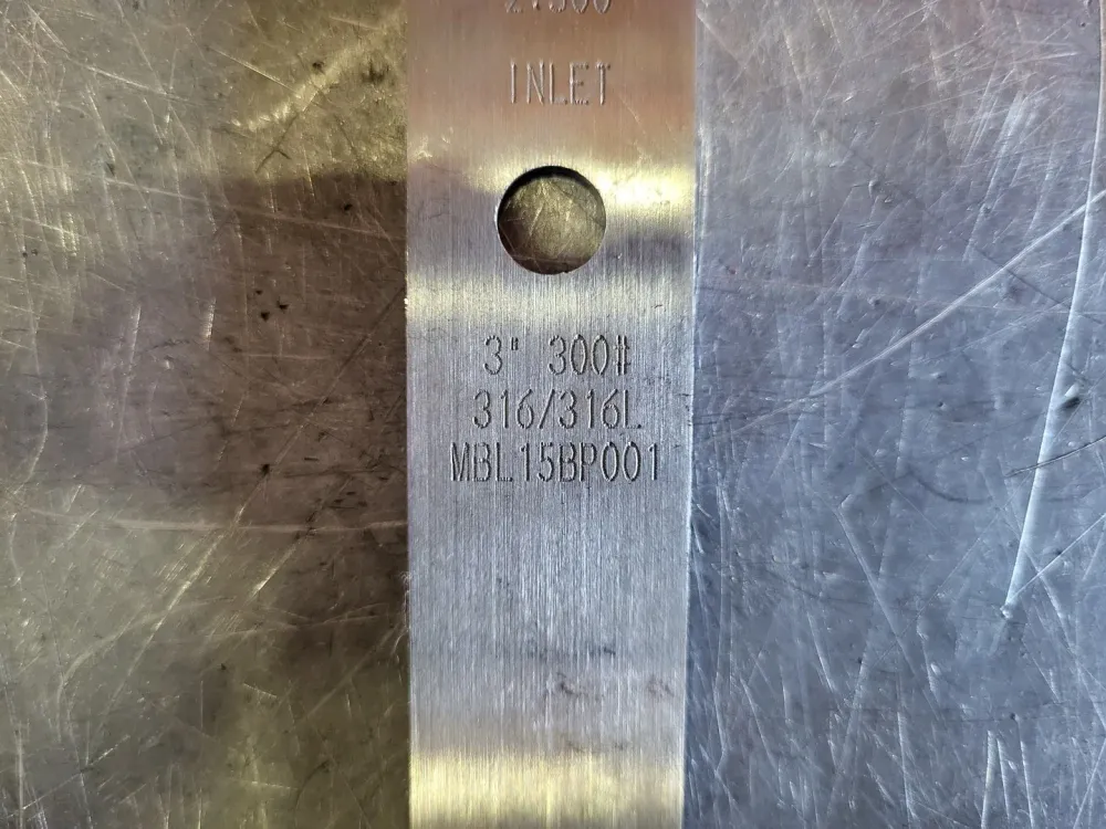 Vervangingsdeel 3" 300 Orifice Plate 2.500 Inlet