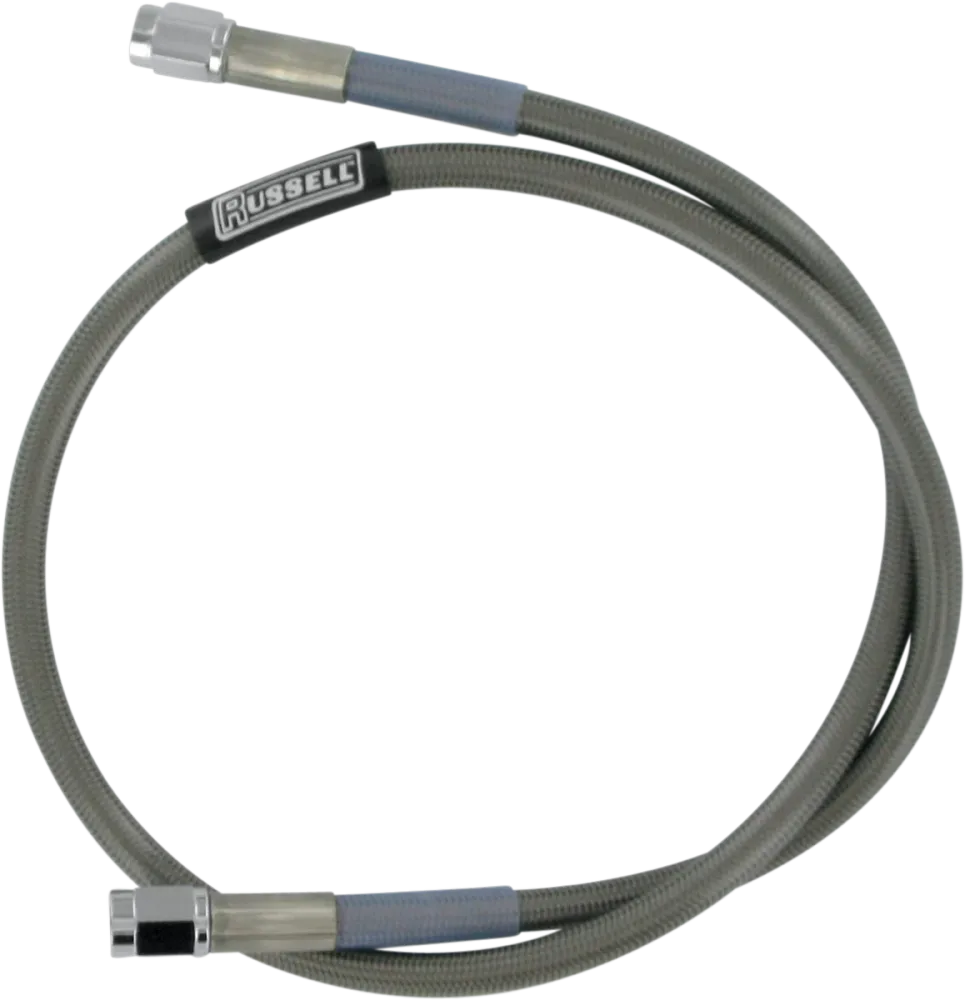 RUSSELL MULTI-COMPATIBEL BRAIDED STAINLESS STEEL BRAKE LINES SS DOT BRAKE LINE 23"W/CL