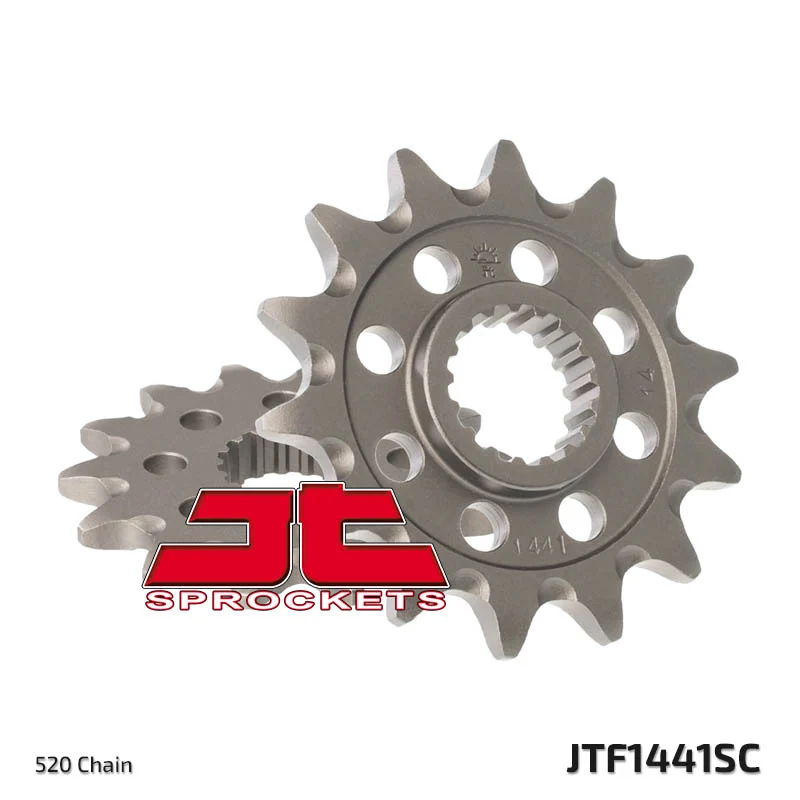 Schroefdraad- Piñón JT SPROCKETS acero autolimpiable 1441 - Paso 520