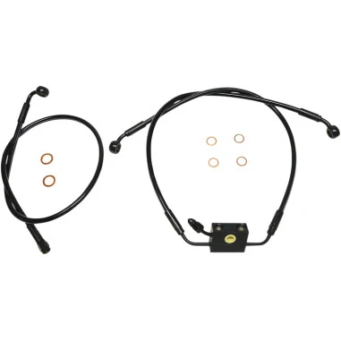 XR RVS EXTREME RESPONSE FRONT DOT BRAKELINE KITS HARLEY-DAVIDSON met Ophangsysteem