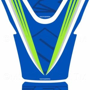 Protector de depÃ³sito Motografix SUZUKI GSX-R1000 1 pieza, azul met seatbelt cutter