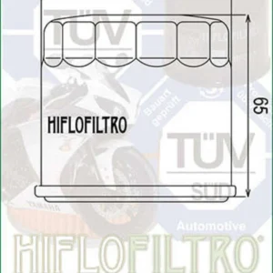 Reflecterende Filtro de aceite cromo Hiflofiltro HF138C