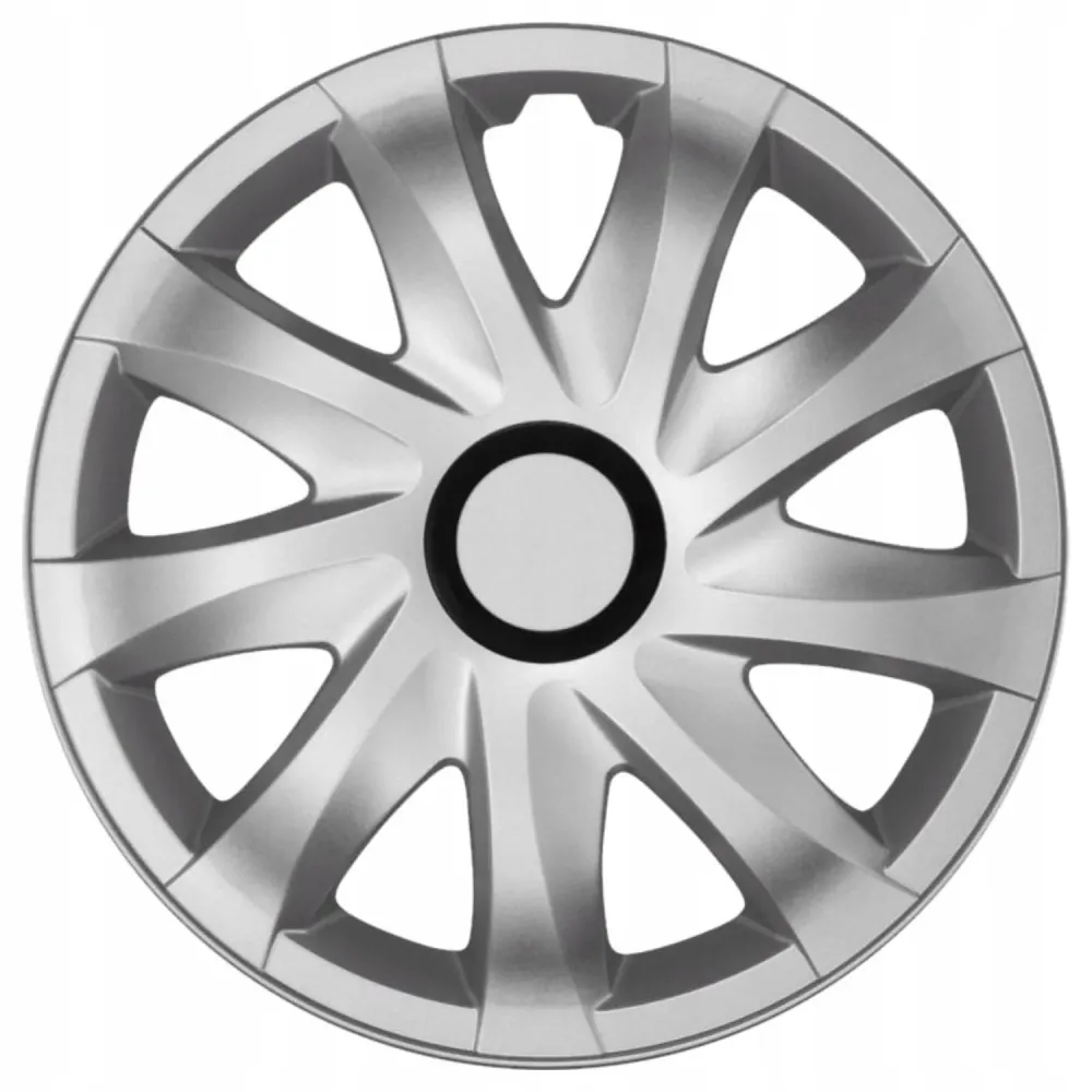 NRM - wieldoppen 14" - zilver - set van 4 stuks - ABS / Duurzaam / Resistant met 3 jaar garantie