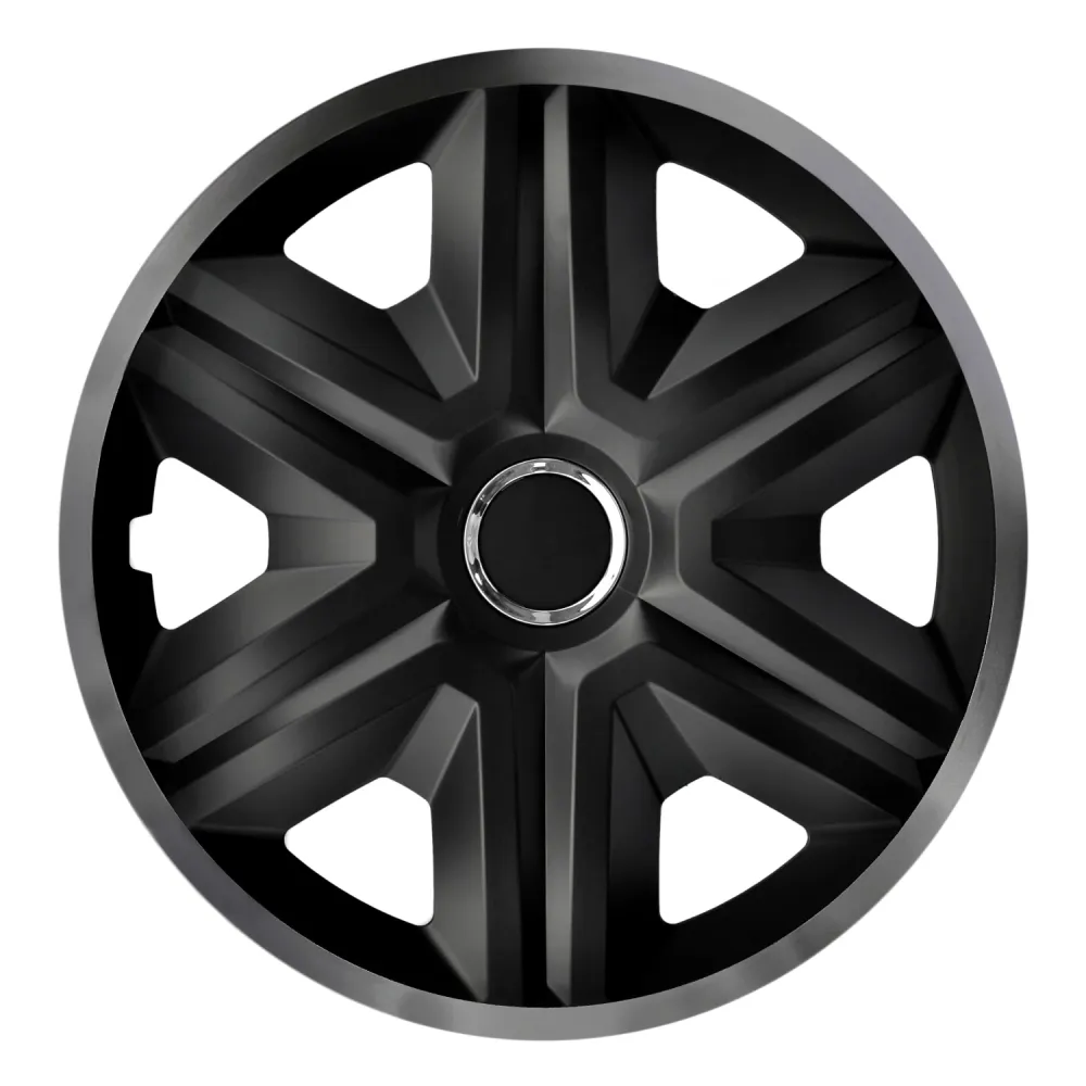 Wieldoppen SNEL LUX graphite 15 "4st. Het geeft het voertuig een speciale uitstraling met anti-diefstalfunctie