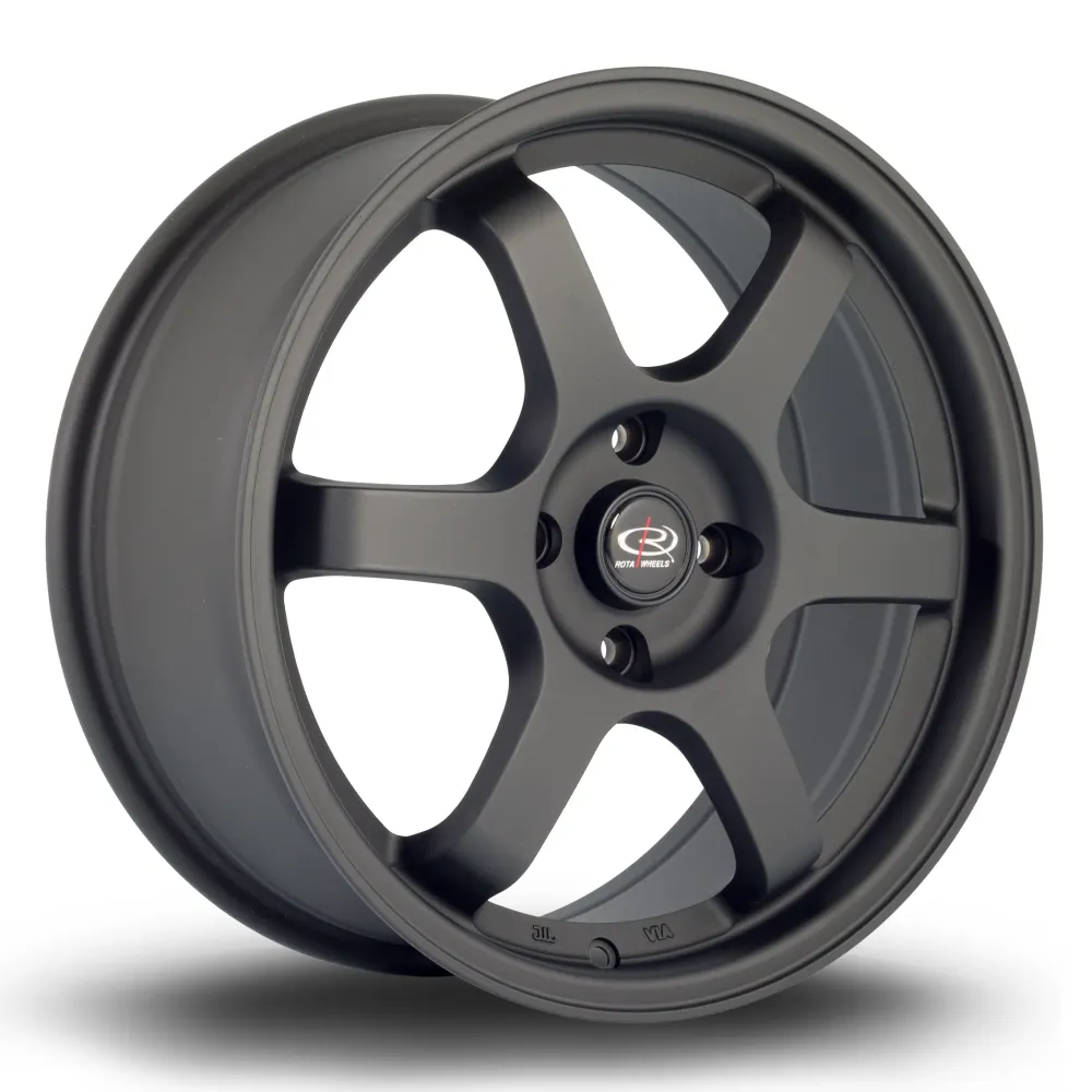 Rota Grid 17x7.5" 5x100 ET45, Satin Ravenzwart
