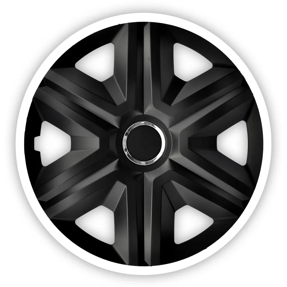 Ophanging Wieldoppen SNELLE LUX wit 14 "4st. Het geeft het voertuig een speciale uitstraling