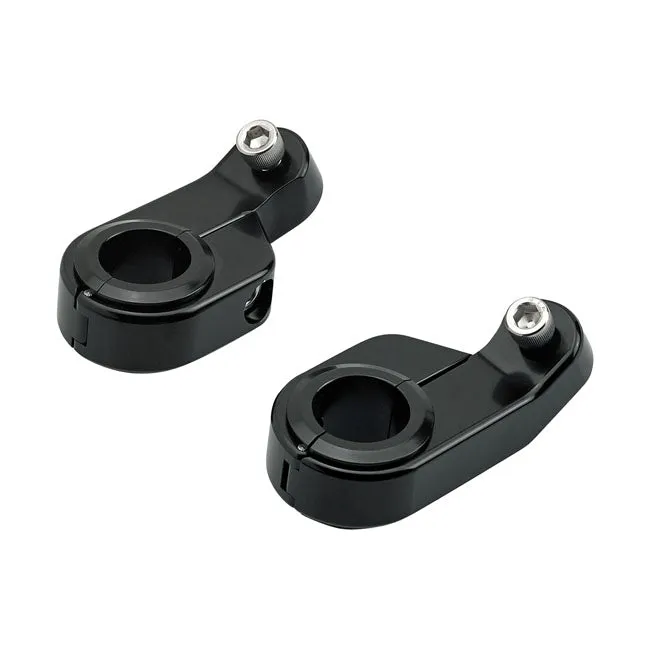 Biltwell, Angled O/S Speed Clamps Koolzwart Harley-Davidson
