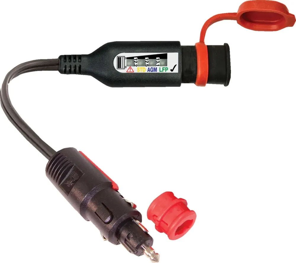 Boot Monitor OptiMate™ VOLT TESTER 4LED AUTO/DIN Baterí Para Moto