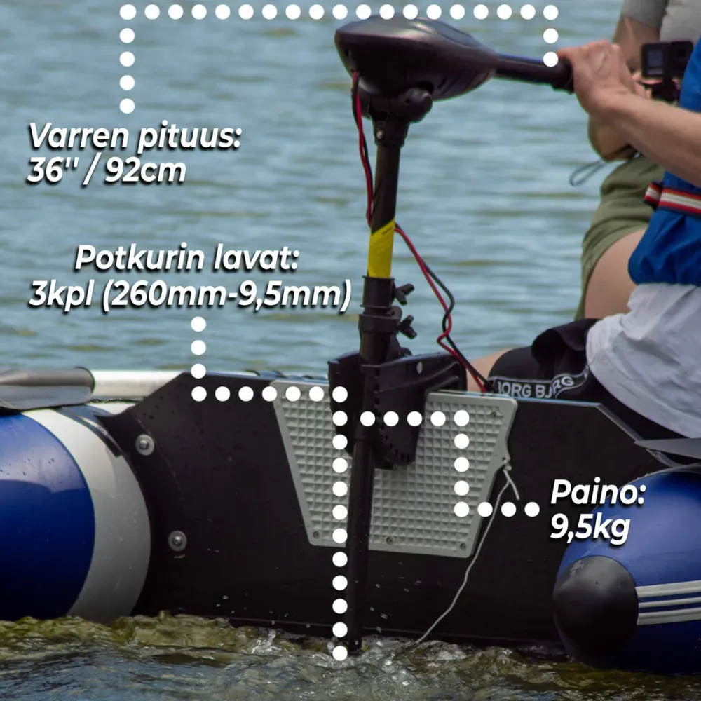 Deep Sea Electric Outboard Motor Cruise 55LBS voor pleziervaart