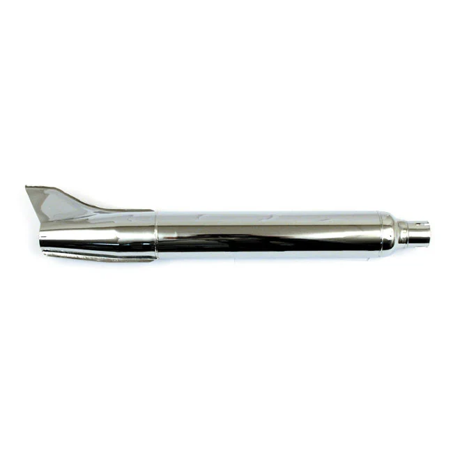 Silenciador De Cola De Pez Rocket Estilo Oem 28" De Largo Cromado Para Harley Davidson 58-66 - Plug & Play installatie