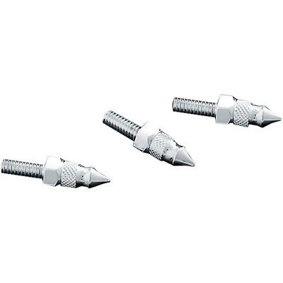 Kit 3 Tornillos De Parabrisas Para Harley-Davidson Touring Windshield Spikes glanzend zwart