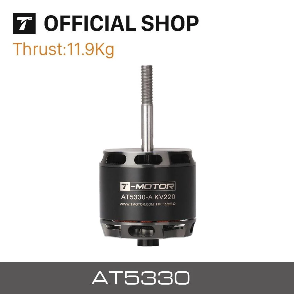 Professionele Kwaliteit T-motor AT5330- KV220 Brushless Motor - AT Series Outrunner 12S Max Thrust 11.9KG Fixed Wing RC Ra...