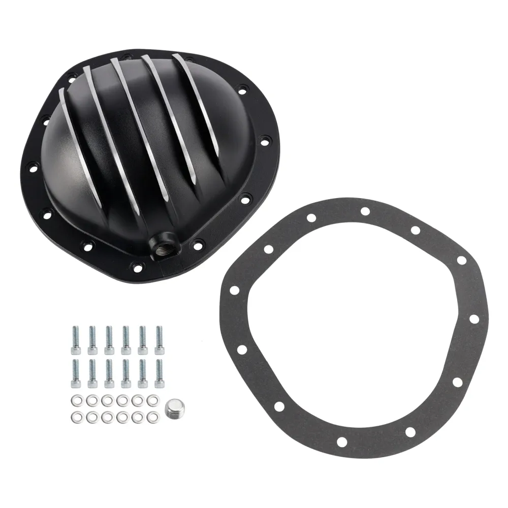 12-bouts zwarte aluminium differentieel-achterdeksel voor GM Chevy C10 8.75" vrachtwagen