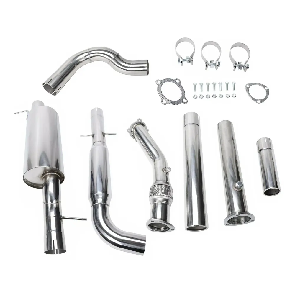 1,8T 3" Uitlaatsysteem zonder uitlaat + downpipe voor MK4 VW GTI Jetta Golf GLI