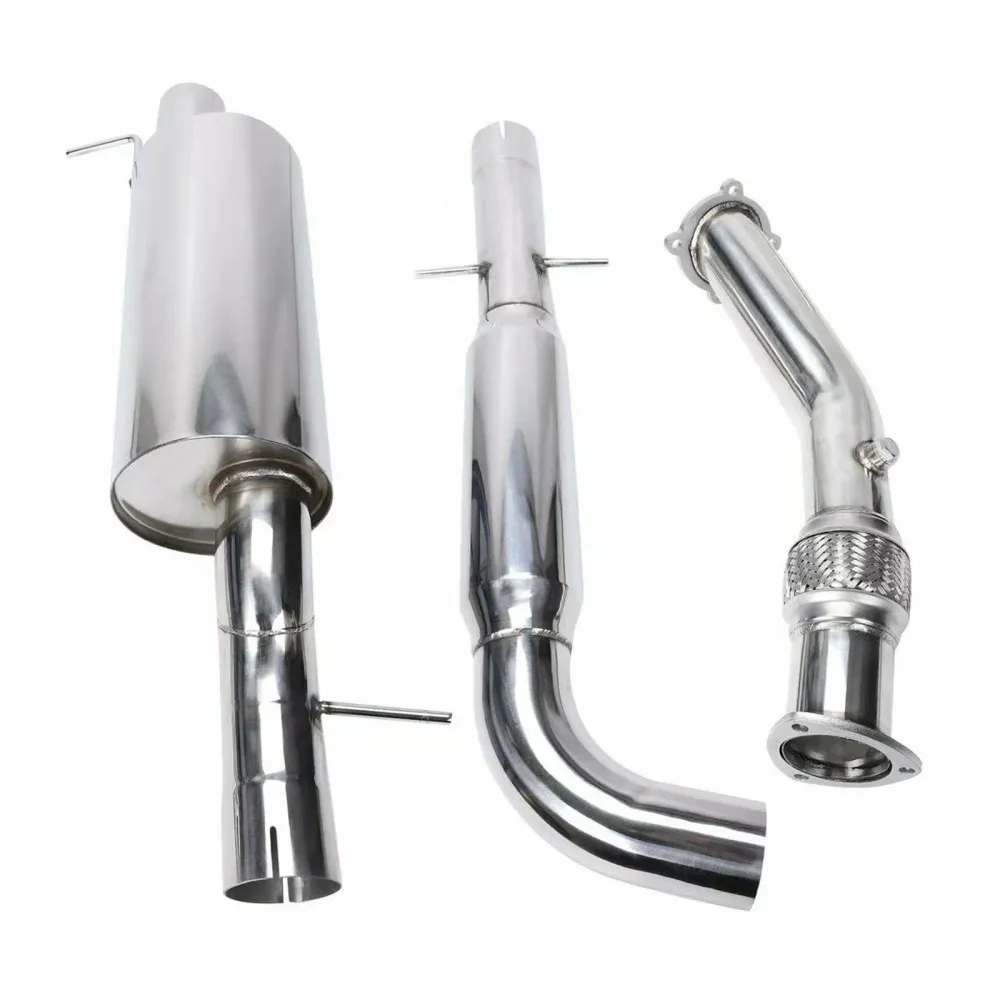 1,8T 3" Uitlaatsysteem zonder uitlaat + downpipe voor MK4 VW GTI Jetta Golf GLI