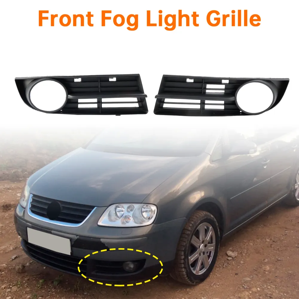 2003.02-2006.12 VOLKSWAGEN TOURAN (1T) Pre-Facelift Voorbumper Mistlamp Grille 1T0807666A 1T0853665A9B9