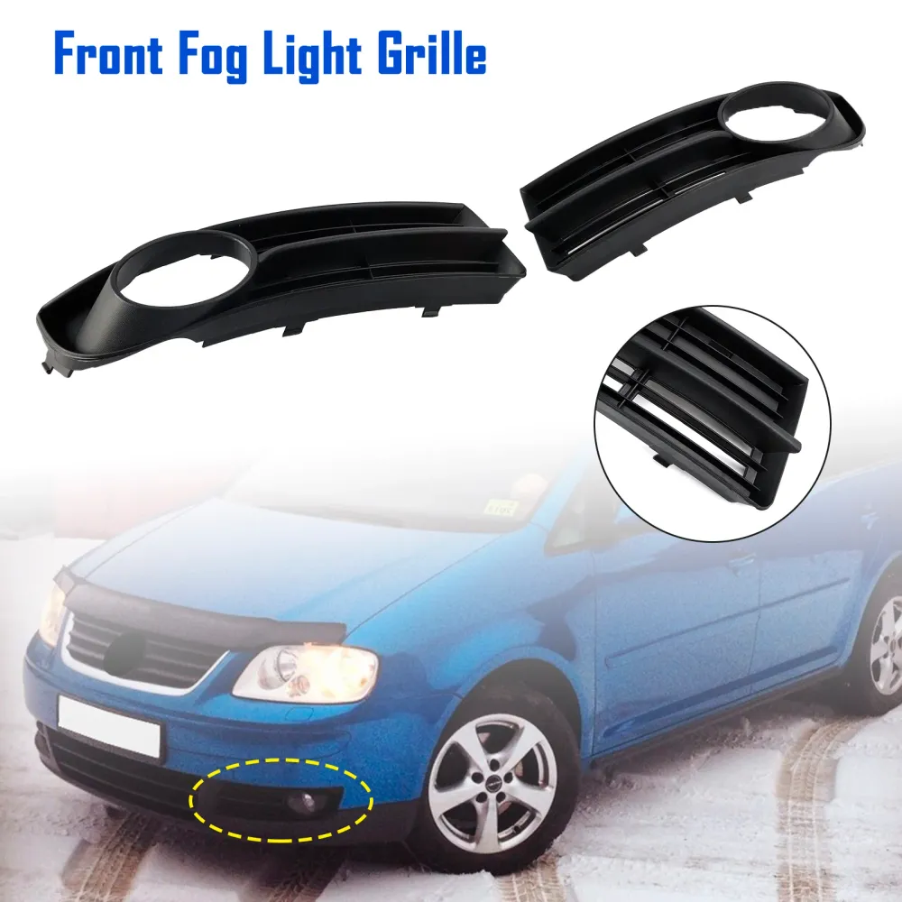 2003.02-2006.12 VOLKSWAGEN TOURAN (1T) Pre-Facelift Voorbumper Mistlamp Grille 1T0807666A 1T0853665A9B9