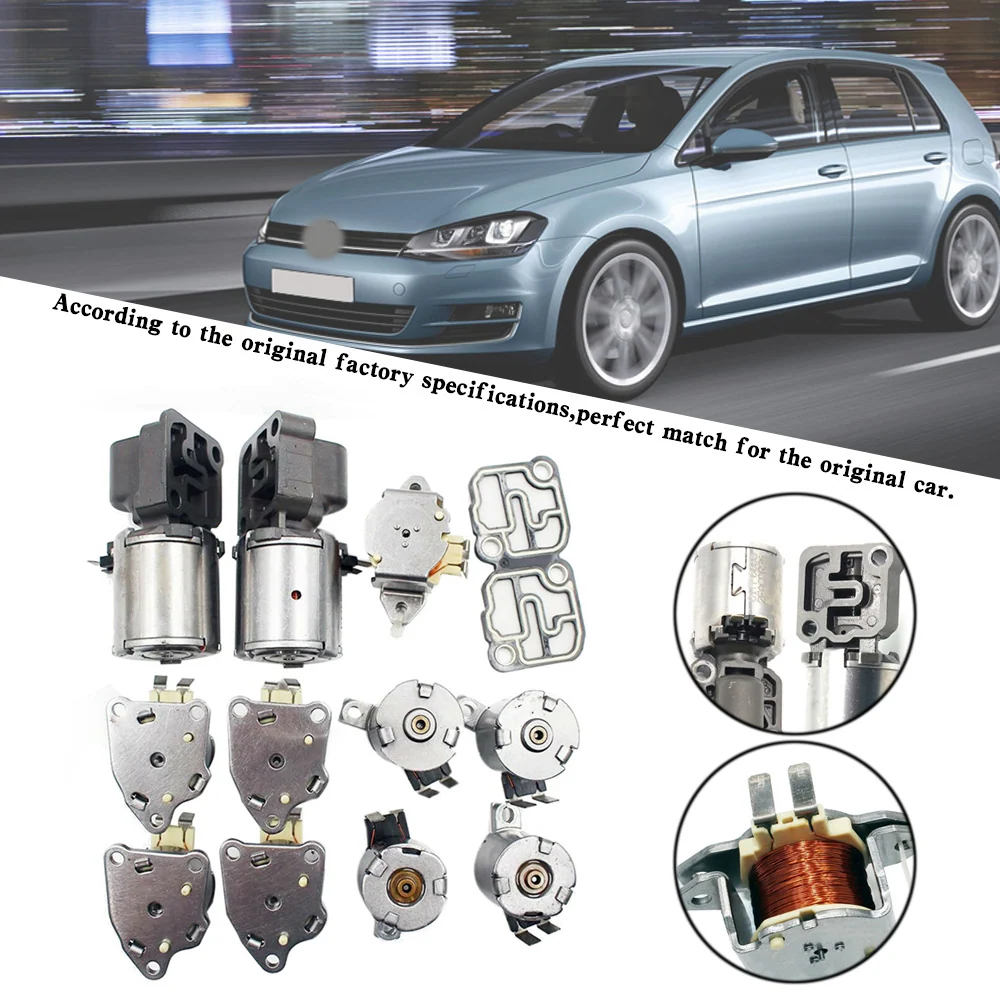 2003-2006 VOLKSWAGEN KEVER 6 SP F/AWD L4 1.9L L5 2.5L Nieuwe 02E Automatische Transmissie Elektromagneten 6 speed Kit DQ25...