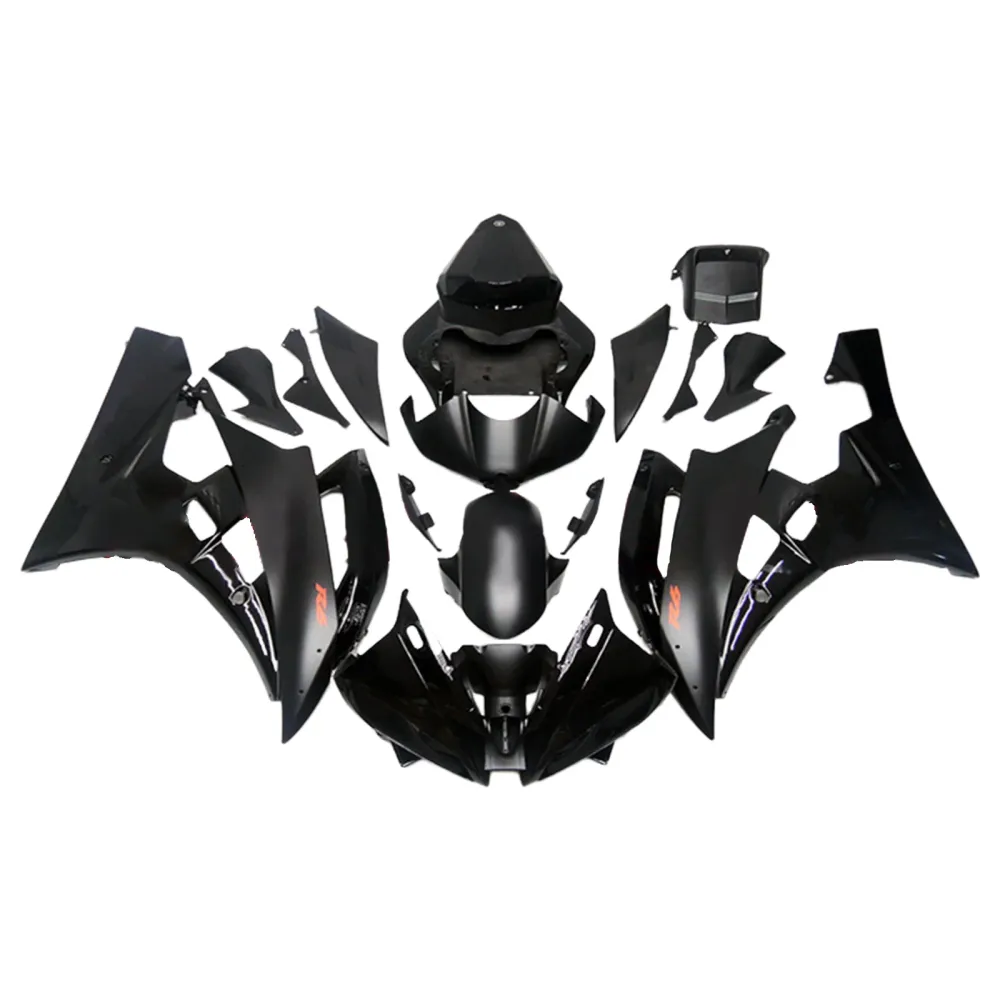 2006-2007 Yamaha YZF 600 R6 kuipset carrosserie kunststof ABS