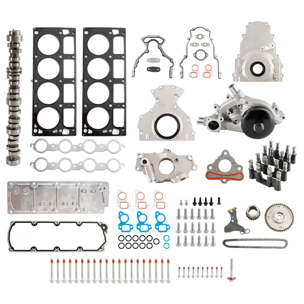 2007 GMC SIERRA 1500 CLASSIC 5.3L 5328CC 325CID V8 OHV NON AFM DOD Cam Lifter Kit met Valley Cover 12646386 12499225