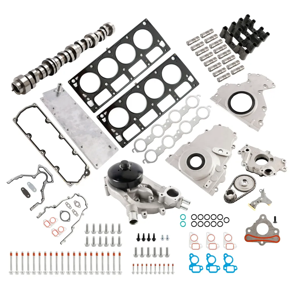 2007 GMC SIERRA 1500 CLASSIC 5.3L 5328CC 325CID V8 OHV NON AFM DOD Cam Lifter Kit met Valley Cover 12646386 12499225