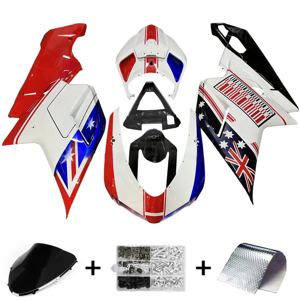 2007-2011 Ducati 1098 1198 848 Kuipset Carrosserie ABS