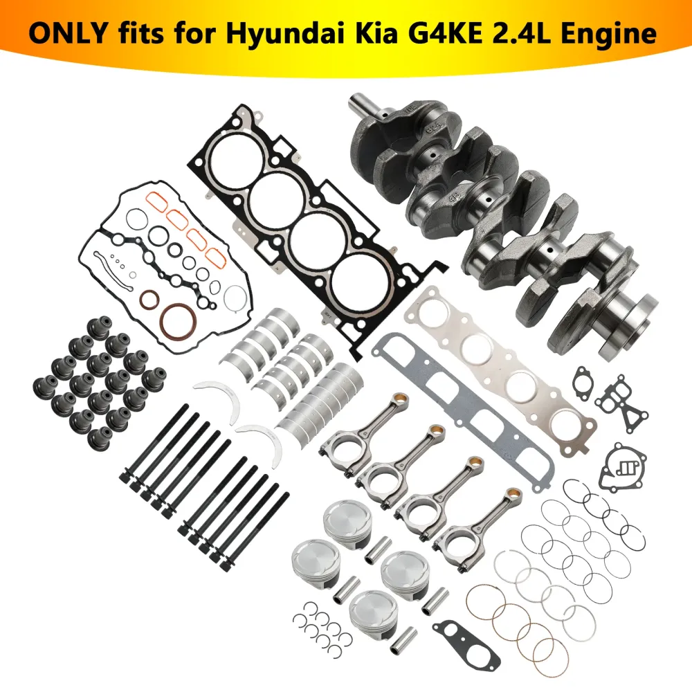 2008–2012 Kia Forte (TD) G4KE 2.4L motorrevisieset & Krukas & Drijfstangen 23510-25220