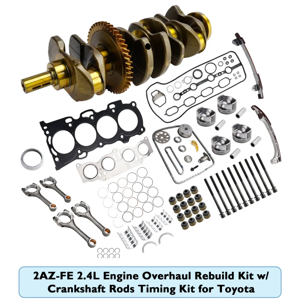 2008-2015 Scion xB 2AZ-FE 2.4L motorrevisie-revisieset met krukasstangen-timingset